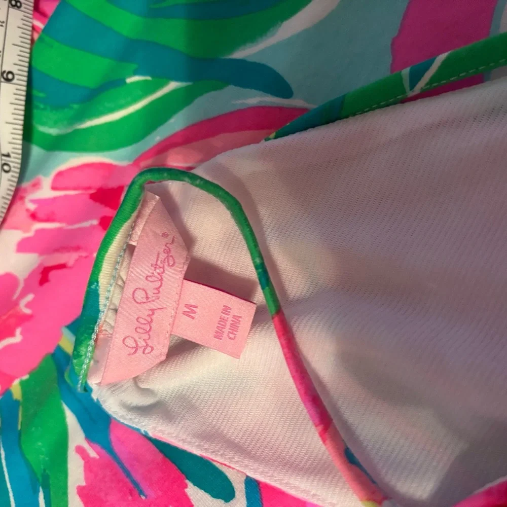 Lilly Pulitzer Pink and Green Floral Dress - Picture 3 of 8